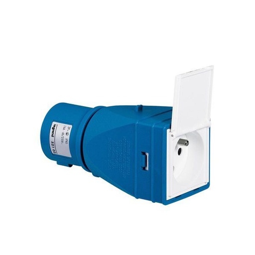 [LEG052103] Adaptateur Industriel Et Domestique 2P+T Avec Volet Livré Mo legrand 052103