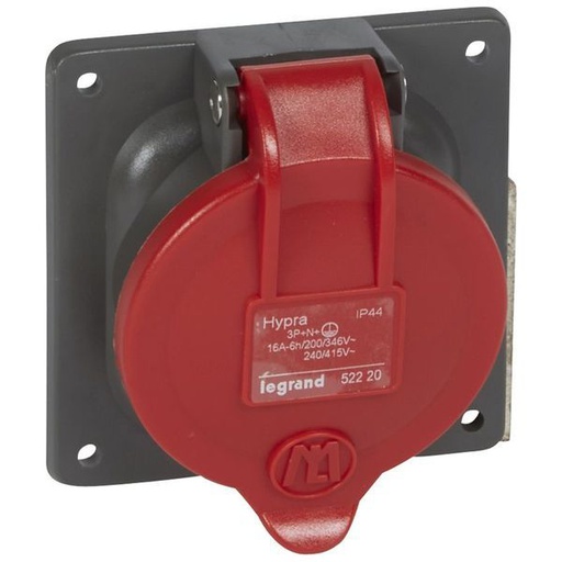 [LEG052220] Prises À Entraxe Unifié Hypra Ip44 16A 380V~ À 415V~ 3P legrand 052220