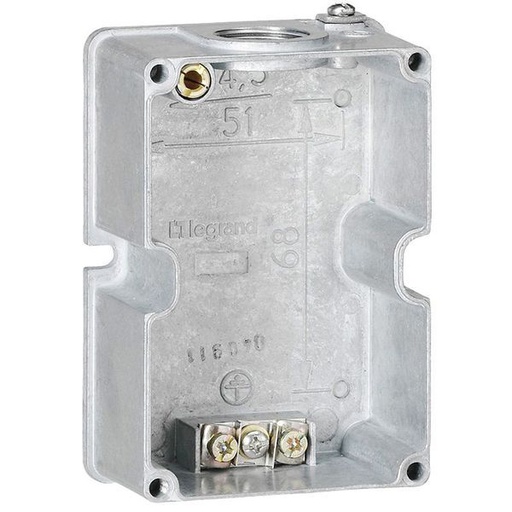 [LEG052269] Boitier Pour Socle De Connecteur Metal 16A 3P+T/3P+N+T legrand 052269