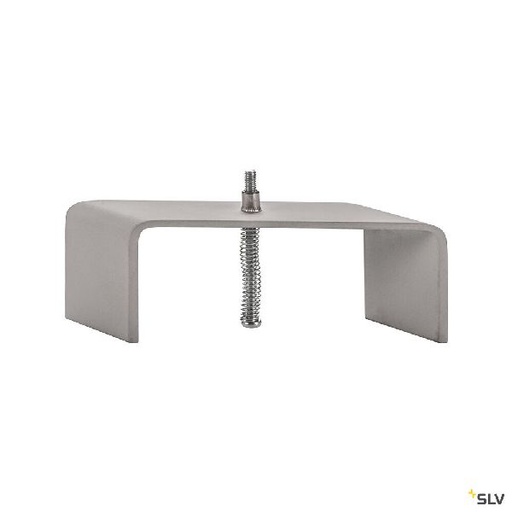 [DC1004911] GRAZIA 60, clips de fixation pour profil à encastrer, chrome, 2 pièces 1004911