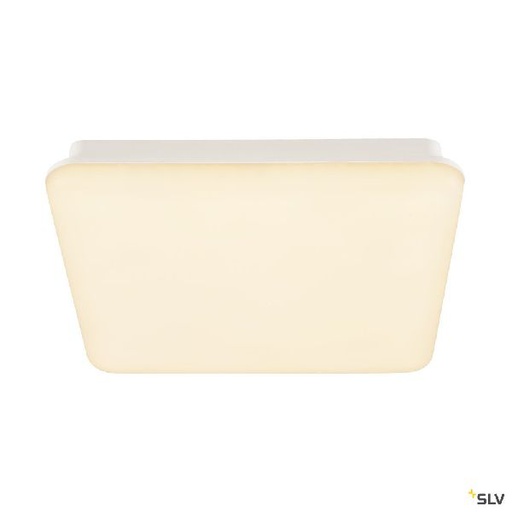 [DC1005088] SIMA, applique plafonnier, carré, blanc, LED, 24W, 3000K, plast recyclé, détect 1005088