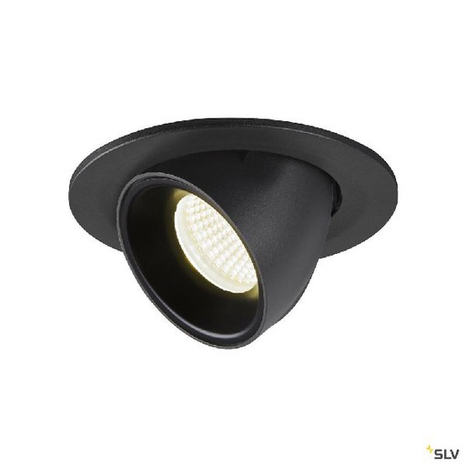 [DC1005906] NUMINOS® GIMBLE S, encastré de plafond intérieur, 40°, noir, LED, 8,6W, 4000K 1005906