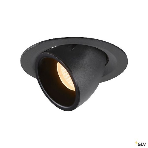 [DC1005927] NUMINOS® GIMBLE M, encastré de plafond intérieur, 55°, noir, LED, 17,5W, 2700K 1005927
