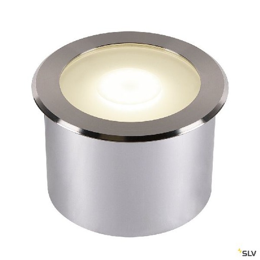 [DC1006106] DASAR FLAT 120, encastré de sol ext, inox, LED, 7W, 3000K, IP65/IP67, inox 304 1006106