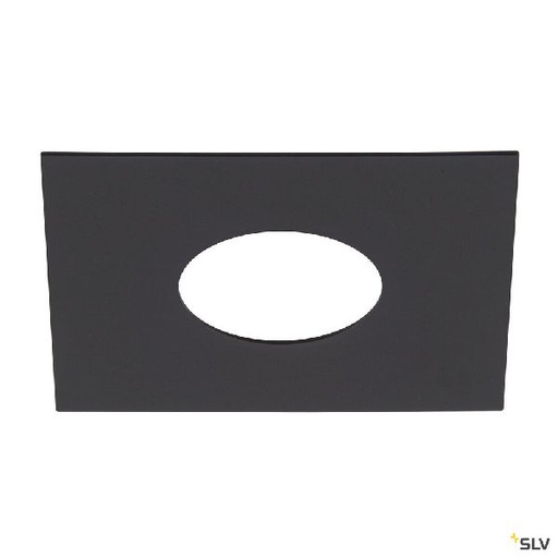 [DC1006137] NUMINOS®, bague de réduction carrée, longueur 16 cm, Ø intérieur 7 cm, noir 1006137