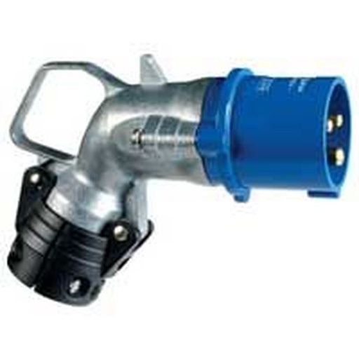 [LEG053672] Fiche Coudee 2P+T 63A 230V Metal legrand 053672