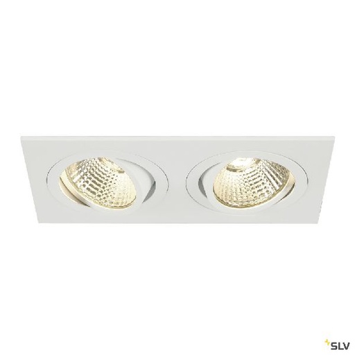 [DC113921] NEW TRIA 155, double, LED, blanc, 14W, 3000K, 38°, clips ressor 113921