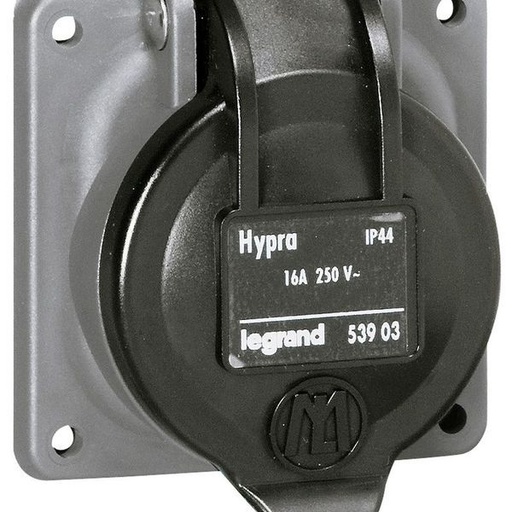 [LEG053903] Prise De Courant Fixe 2P+T À Brochage Domestique Hypra Ip44 legrand 053903