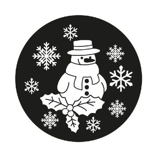 [FES-GOBO-ANGE-1C-54] Gobo Ø54mm - motif ange - 1 couleur - blanc - Festilight GOBO-ANGE-1C-54