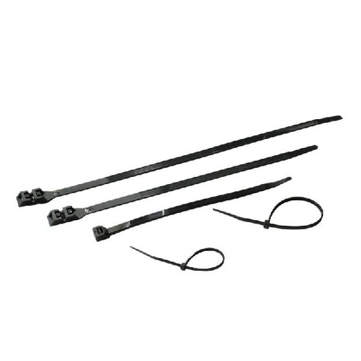 [FES-KCV200MBK] Lot de 100 colliers de câblage Nylon noir 203x2,5 mm - Festilight KCV200MBK