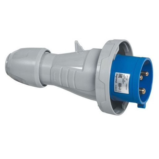 [LEG555434] Fiche Mobile Droite P17 Ip66/67 32A 200V~ À 250V~ 2P+T legrand 555434