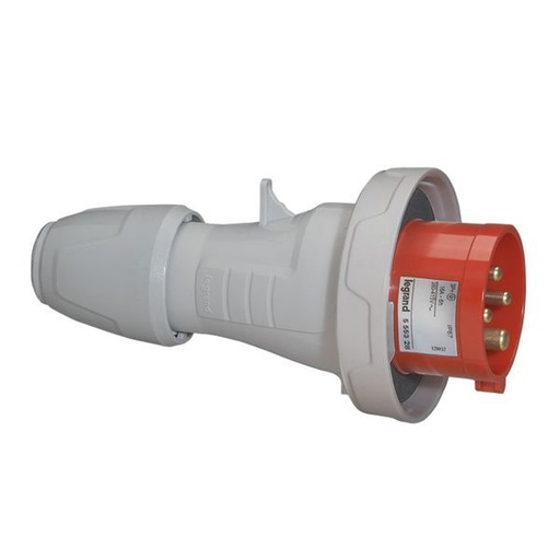 [LEG555438] Fiche Mobile Droite P17 Ip66/67 32A 380V~ À 415V~ 3P+T legrand 555438