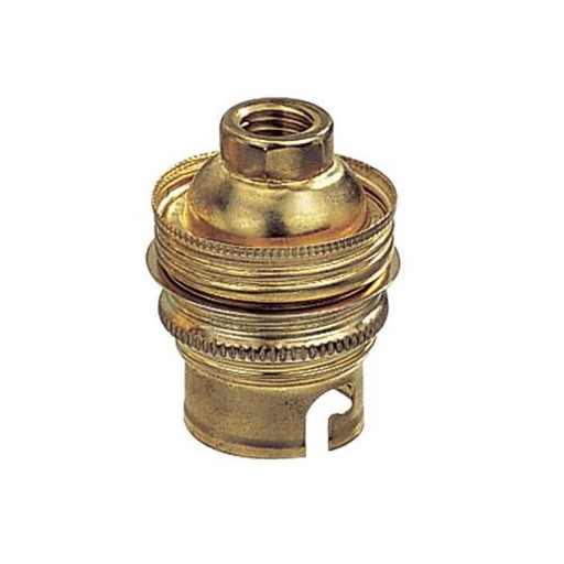 [DO43310] Douille B22 acier / laitonne Double Bague