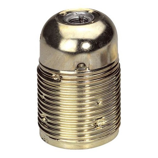[DO47122] Douille E27 Filtee acier / Laitonne avec 2 Bagues