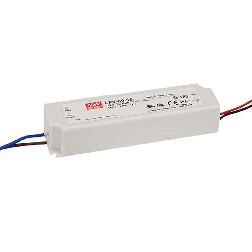 [ME-LPV-60-12] Alimentation LED 12V DC 60W IP67