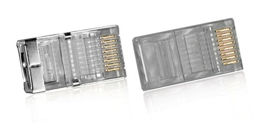 [CAH-13P1511110] Conn plug cat6a 8p / 8c multibrin rond