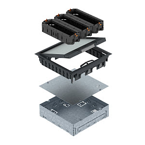 [OBO7427422] Kit boitier de sol complet UDHOME GES9 9011 7427422