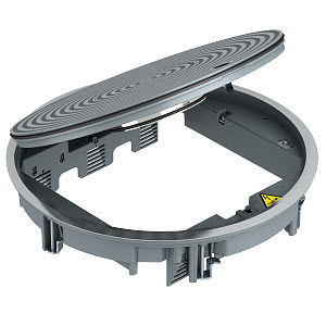 [OBO7405746] Boitier de sol rond IP65 GRAF9-2 U 7011 7405746