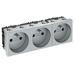 [OBO6120201] Prise  NF 2P+T STD-F0 AL3 6120201