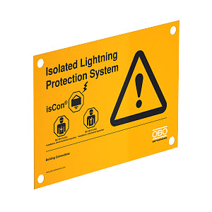 [OBO5408059] Plaque signalétique isCon HWS EN 5408059