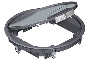 [OBO7405536] Boîtier de sol GESR9 U 1019 7405536