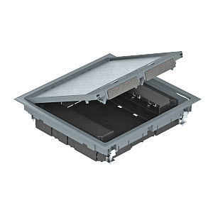 [OBO7405037] Boîtier de sol à bord recouvrant GES9 55U V 7011 7405037