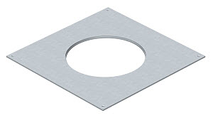 [OBO7400471] Plaque d'adaptation UZD 250 DUG 250-3 R4 7400471