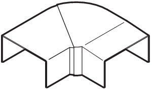 [OBO6132942] Angle plat PRO AP10055 blc 6132942