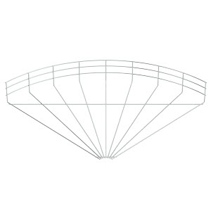 [OBO6002384] Coude en treillis à 90° GRB 90 160 G 6002384