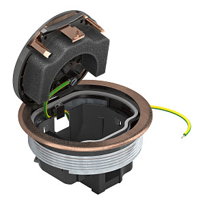 [OBO7405631] Boîtier de sol rond GESR 2 GESRK2 7405631