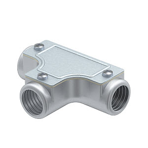 [OBO2047609] T de contrôle pour tube acier SKTM50W ALU 2047609