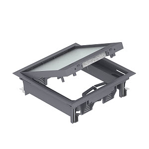 [OBO7405145] Boîtier de sol à bord recouvrant GES4-2U10T 7011 7405145