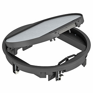 [OBO7405466] Boîtier de sol à bord recouvrant GESR9-2U12T 9011 7405466