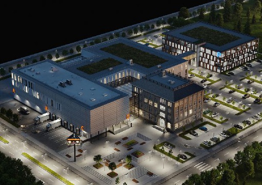 [OSR552333] LDV SL FLEX MD 58W/730 8250lm RV25ST RAL9006 Lanterne - 552333