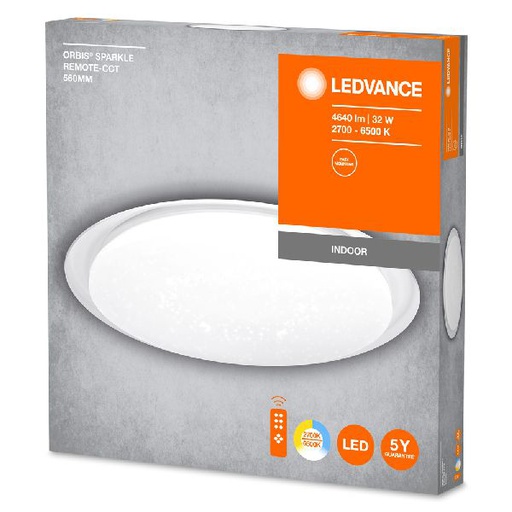 [OSR633193] LDV ORBIS SPARKLE 560mm 32W 3600lm 2800…6000K blanc Plafonnier - 633193