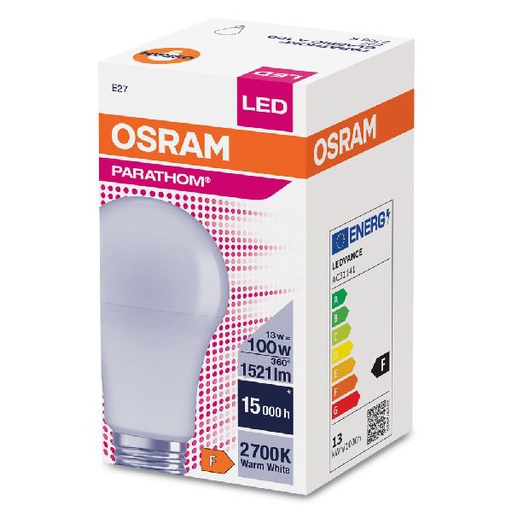 [OSR593138] Osram LED CLA100 Dépolie 827 E27 13W 1521lm - 593138