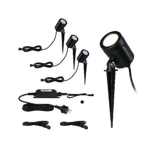 [PAU94554] Spot Extérieur Link+Light 3x1,6W IP67 3000K 230/12V