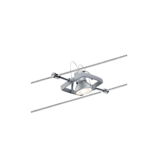 [PAU94132] Spot WireSystem Mac II max. 1x10W GU5,3 Chrome dép 12V Métal/plastique