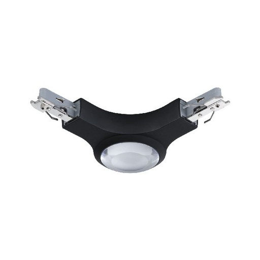 [PAU96997] Connecteur en L URail LED 1x5,3W Noir dépoli 230V, métal gradable 2700K