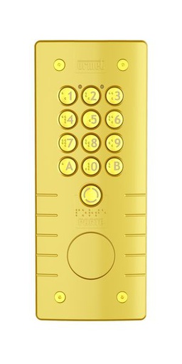 [URM16074004] Clavier connecte 2f a54 zamac champagne - Urmet 16074004