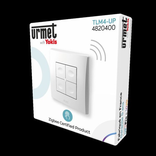 [YOKTLM4-UP] Commande murale 4 touches - Yokis TLM4-UP