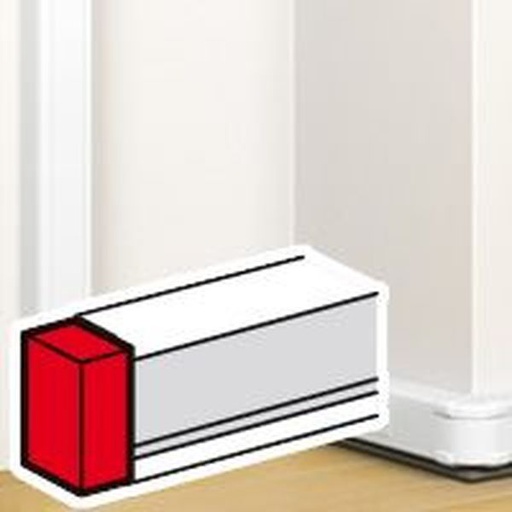 [LEG075612] Embout Pour Goulotte À Clippage Direct Mosaic 50X105Mm Bla legrand 075612