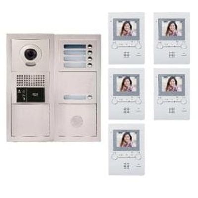 [AIP200385] AIPHONE Pack visiophone encastré avec 5 combinés - GTBV5E