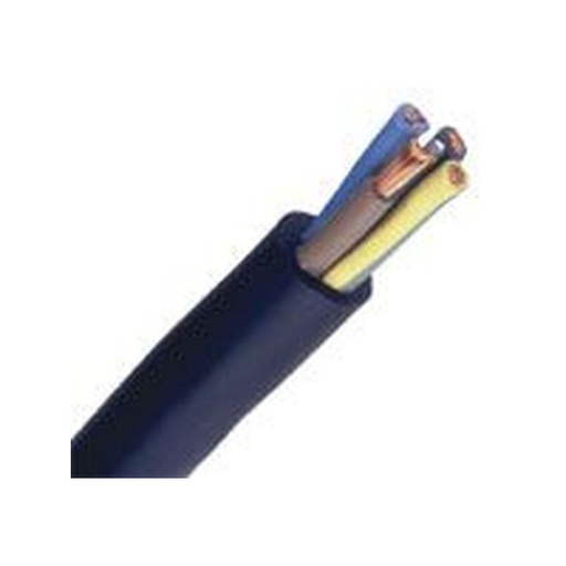 [CAB-2002/2] Câble Électrique H07 RN-F 2X1 mm² Souple Noir Cuivre - Couronne De 100M