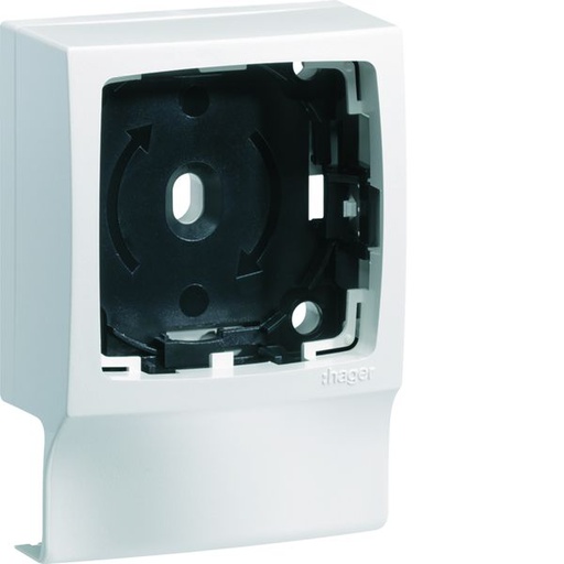 [HAG-ATA122199016] Support simple appareillage Legrand pour moulure Ateha ATA 12x20 Blanc ATA122199016