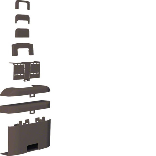 [HAG-ATA205088014] Té de dérivation pour moulure Ateha 20x50mm, Marron ATA205088014