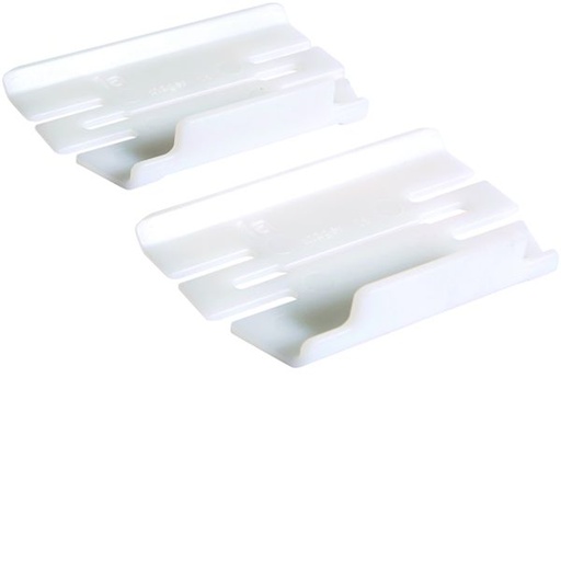 [HAG-GBD500859] Jeu d'éclisses queraz pour GBD50085 RAL 9016 Pure GBD500859