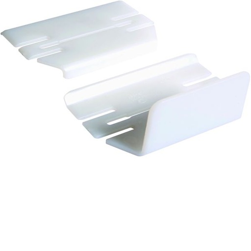 [HAG-GBD501009] Jeu d'éclisses queraz pour GBD50100 RAL 9016 Pure GBD501009