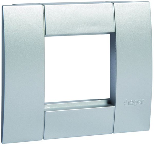 [HAG-GT451ALU] Support d'appareillage 45x45 simple alu pour goulottes alu GT451ALU