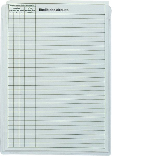 [HAG-GZ06A] Jeu de 10 pochettes à plan A5 transparentes GZ06A